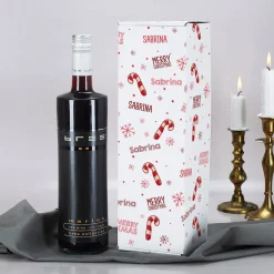BREE Wein in 3 Sorten in weihnachtlicher Geschenkverpackung mit Namensaufdruck