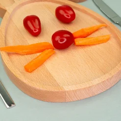 Brettchen in Hasen-Form personalisiert mit Gravur 'Lieblingshase' | Hasenbrett aus Buchenholz
