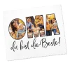 Brillenputztuch mit Fotoaufdruck für die beste Oma