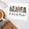 Brillenputztuch mit 4 Fotos für die beste Mama