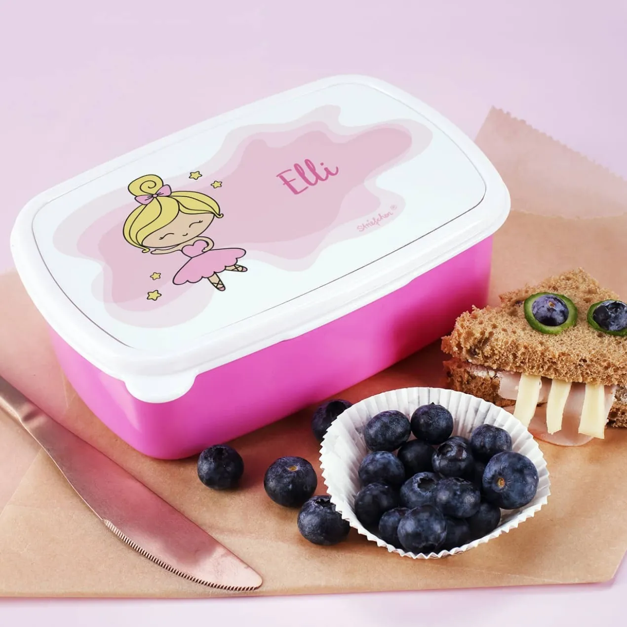 Brotdose Ballerina mit Name