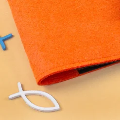 Buchhülle für Gotteslob & Gesangbuch mit Regenbogen Motiv und Name personalisiert | Anthrazit o. Orange