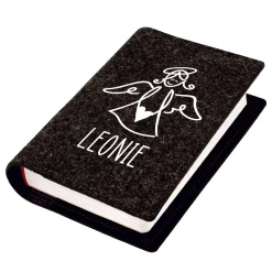 Buchhülle für Gotteslob mit Engel Motiv und Name personalisiert | Schutzhülle für Gesangbuch & Bibel