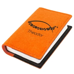 Buchhülle für Gotteslob mit Ichthys Fisch Motiv & Name | Personalisierte Schutzhülle für Gesangbuch