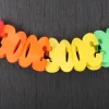 Bunte Papiergirlande zum 30. Geburtstag