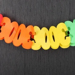 Bunte Papiergirlande zum 30. Geburtstag