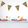 Bunte Wimpelkette zum 50. Geburtstag