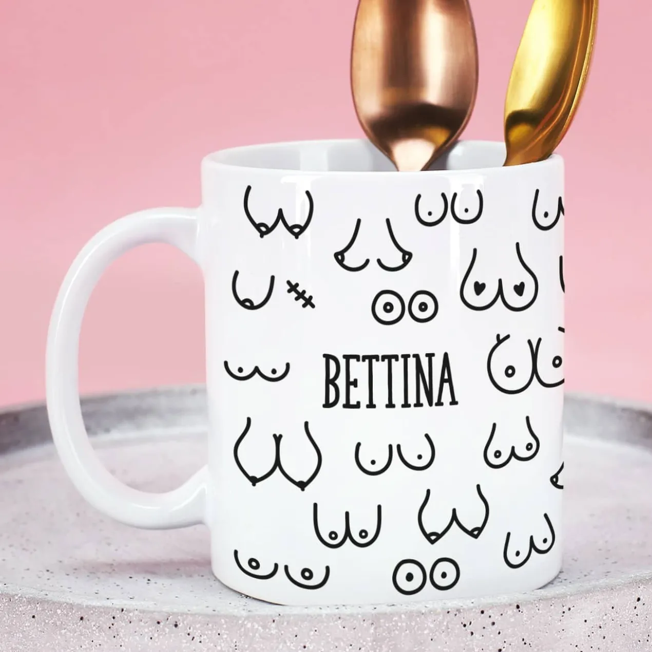 Busentasse mit Ihrem Wunschtext