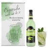 Caipirinha Cocktailset mit graviertem Glas und schöner Geschenkverpackung