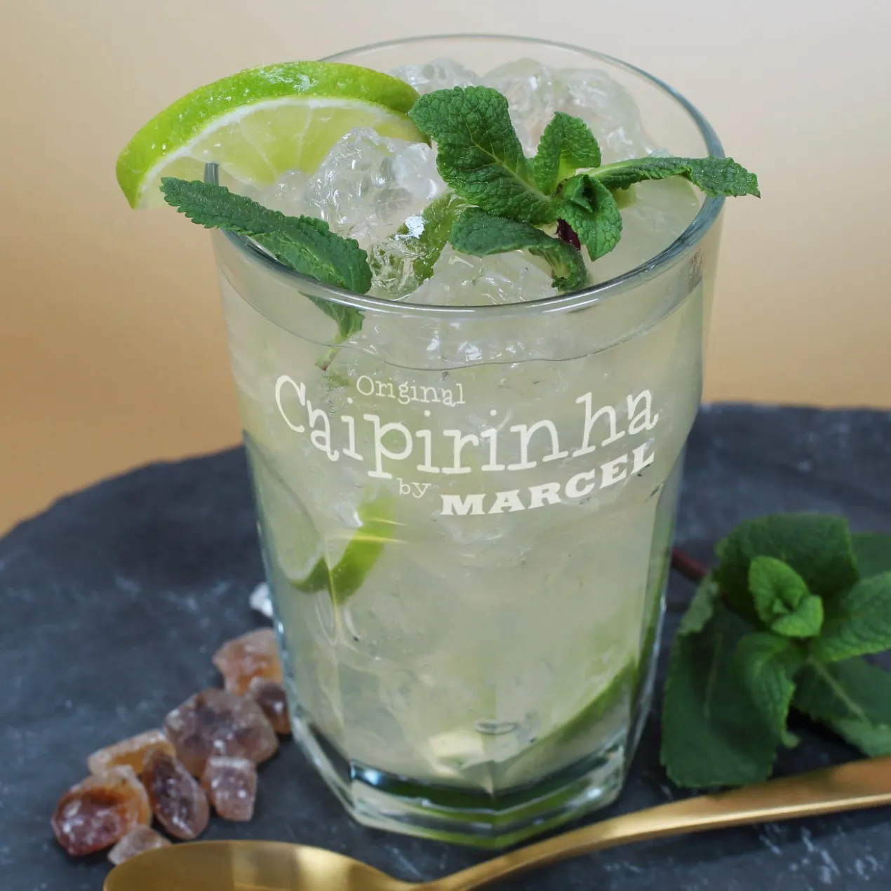 Caipirinha Longdrinkglas mit Namensgravur