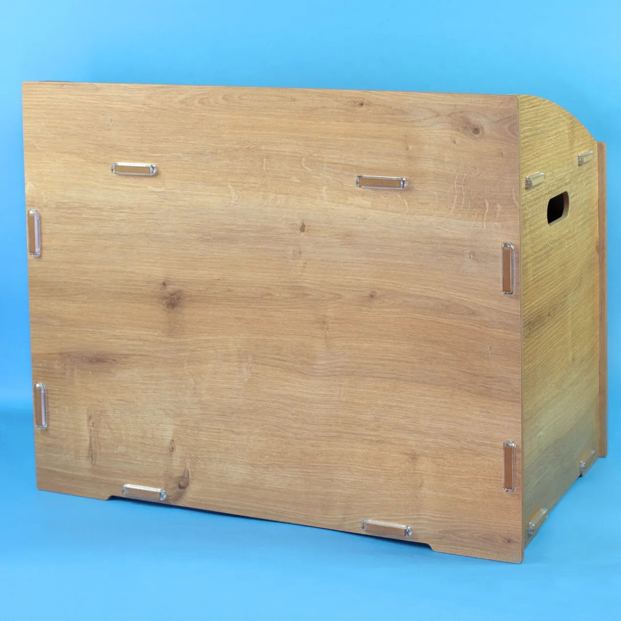 clipfritz Katzenhaus aus Holz personalisiert mit Name & Wunschtext | Geschenk für Katzen