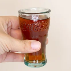 Coca-Cola Glas Set 12-teilig mit Trinkgläsern & Schnapsgläsern | Retro Gläser aus Recyclingglas