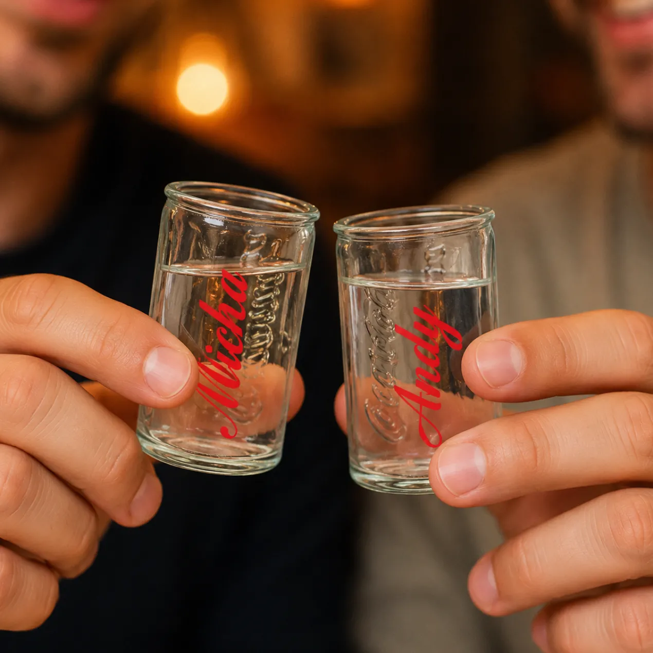 Coca Cola Schnapsglas individuell personalisiert | Shot Glas im Mini Retro Coladose Design