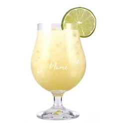 Cocktailglas mit schlichter Namensgravur