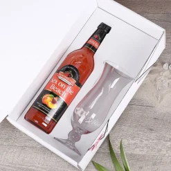 Cocktail-Set mit graviertem Glas in persönlicher Verpackung