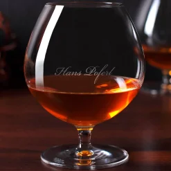 Cognac-Schwenker mit edler Gravur des Wunschnamen