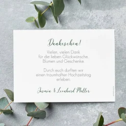 Dankekarte mit Ihrem Foto - verschiedene Hintergründe wählbar