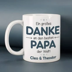 Danke Papa - Fototasse zum Vatertag