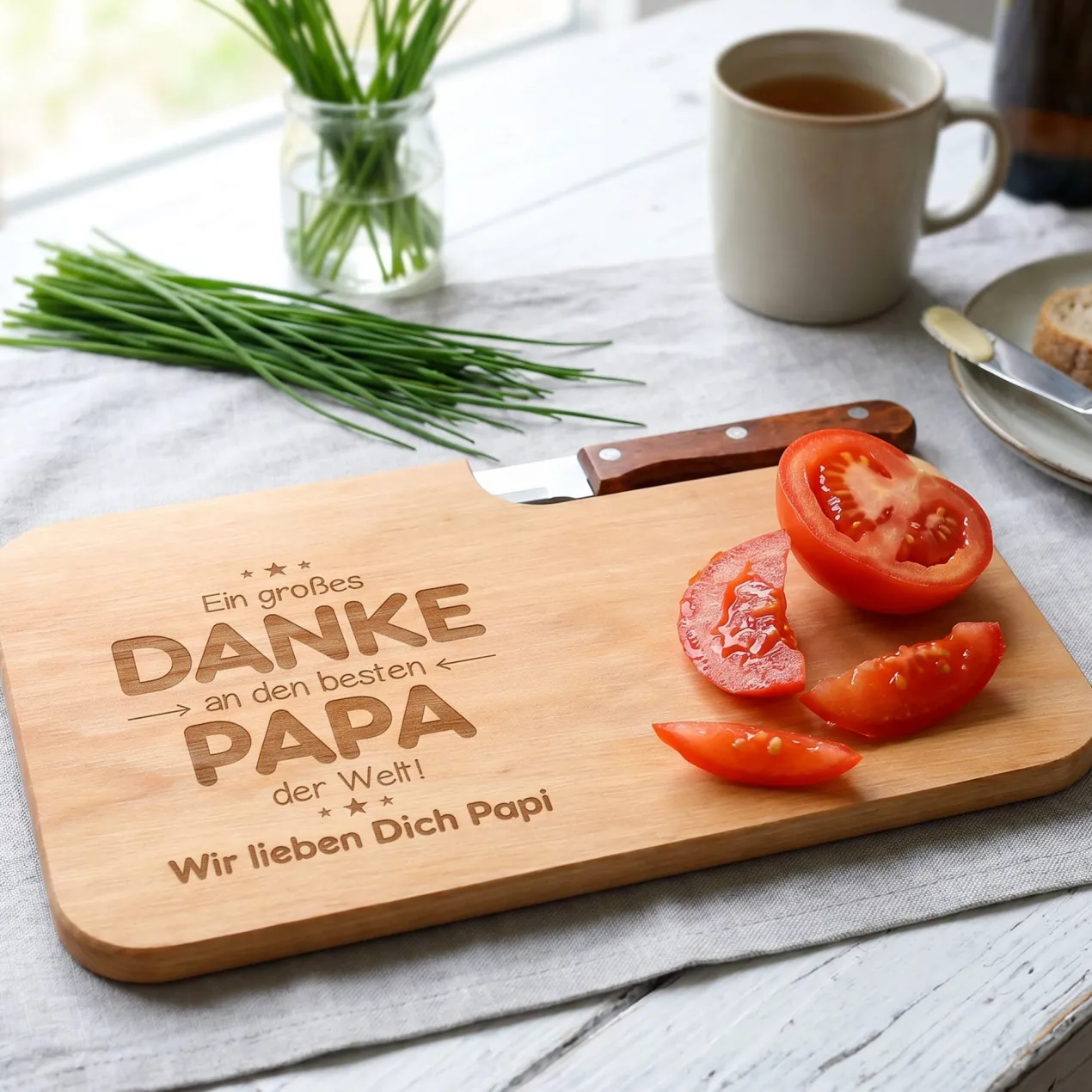 Danke Papa - Messerbrett zum Vatertag