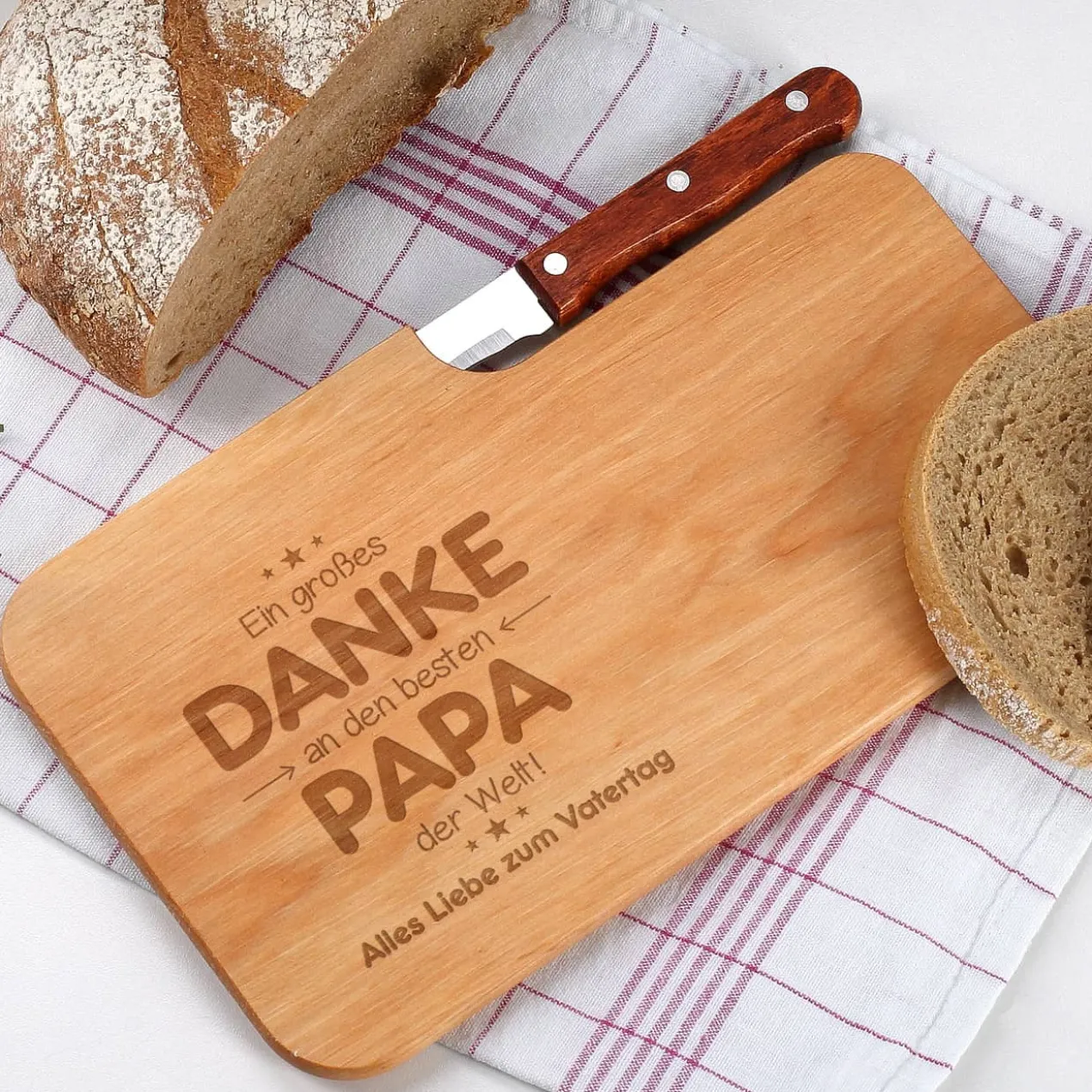 Danke Papa - Messerbrett zum Vatertag