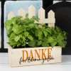 Danke - Pflanzkiste mit Ihrem Wunschtext