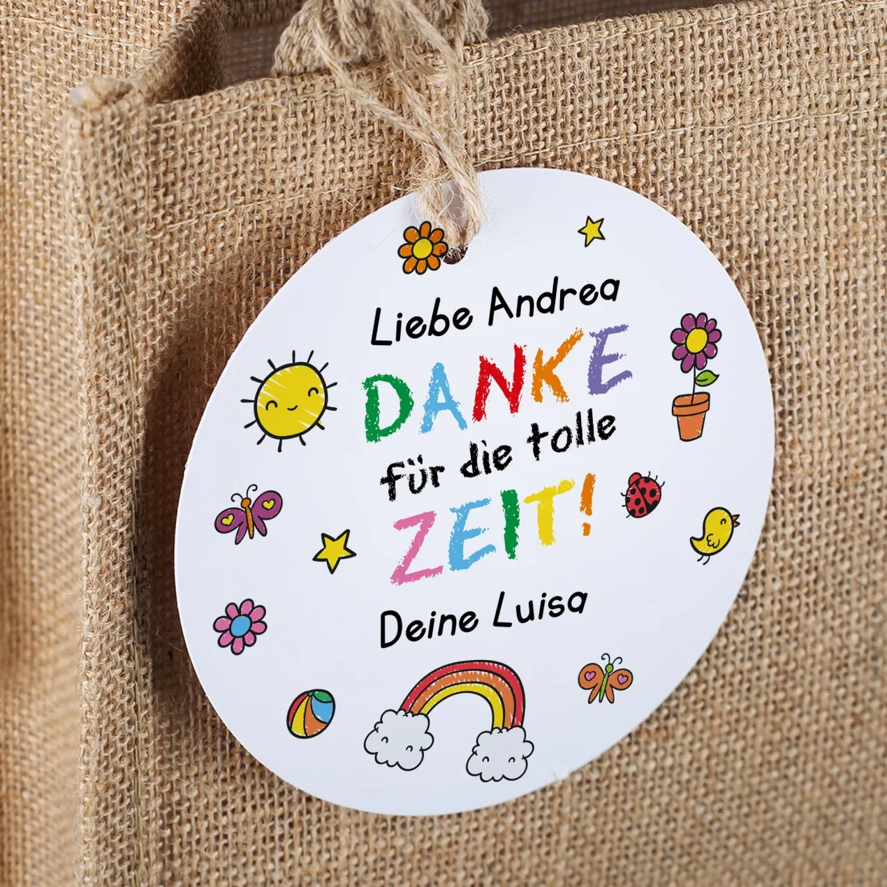 Dankeschön Geschenkset mit Tasse & Shokolade | Personalisiertes Geschenk für Erzieher & Kita Abschied