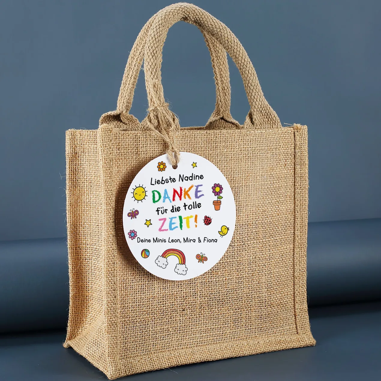 Dankeschön Geschenkset mit Tasse & Shokolade | Personalisiertes Geschenk für Erzieher & Kita Abschied