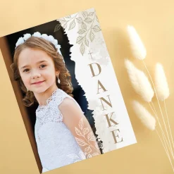Dankeskarte zu kirchlichen Anlässen mit Ihrem Wunschfoto