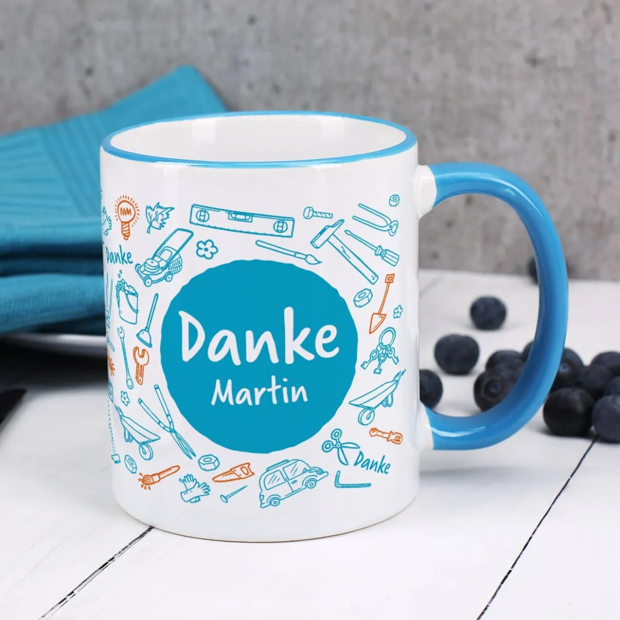 Danke - Tasse für Heimwerker