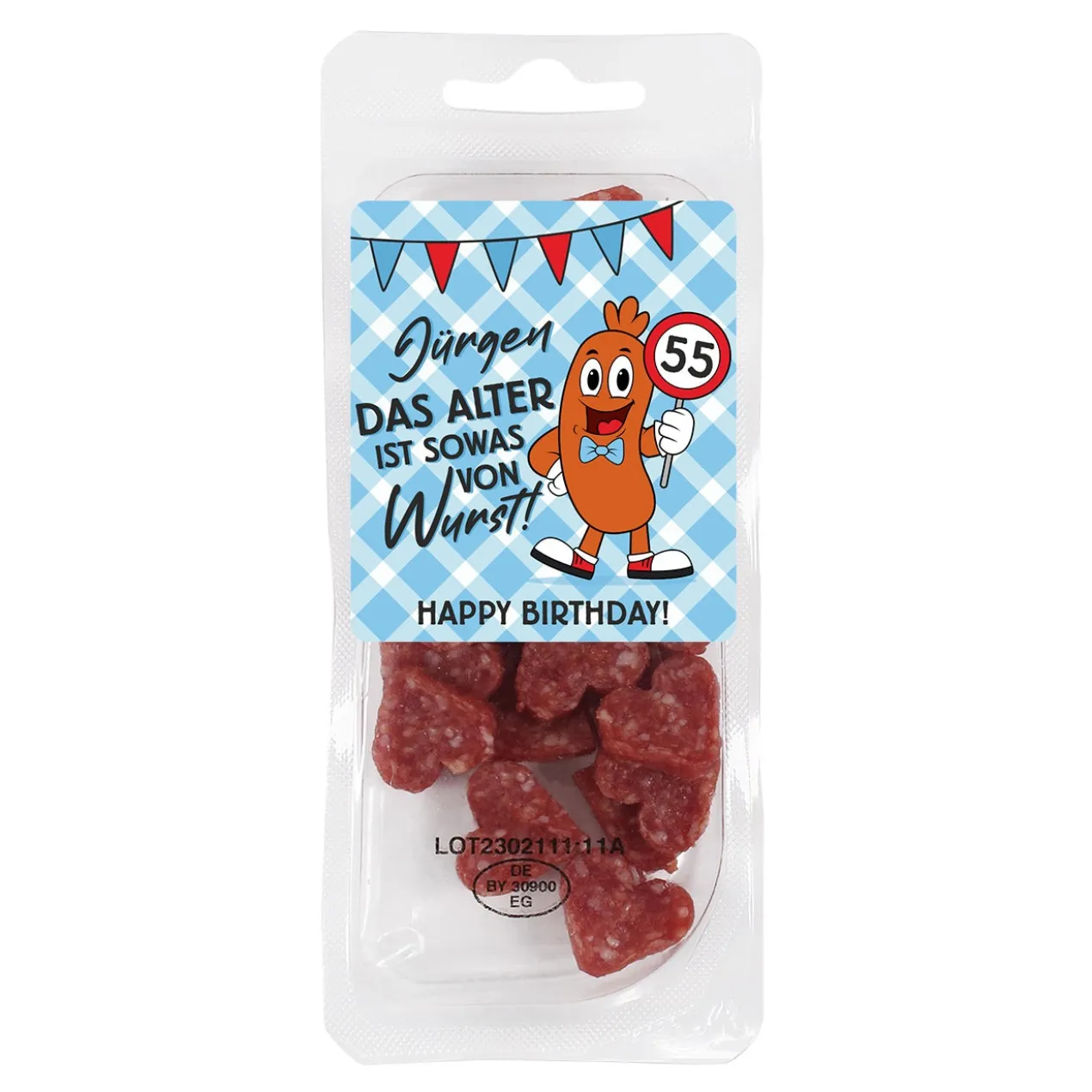 Das Alter ist Wurst! - Salamiherzen zum Geburtstag