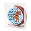 Das Alter ist Wurst! - Salami Kabeltrommel mit personalisiertem Etikett