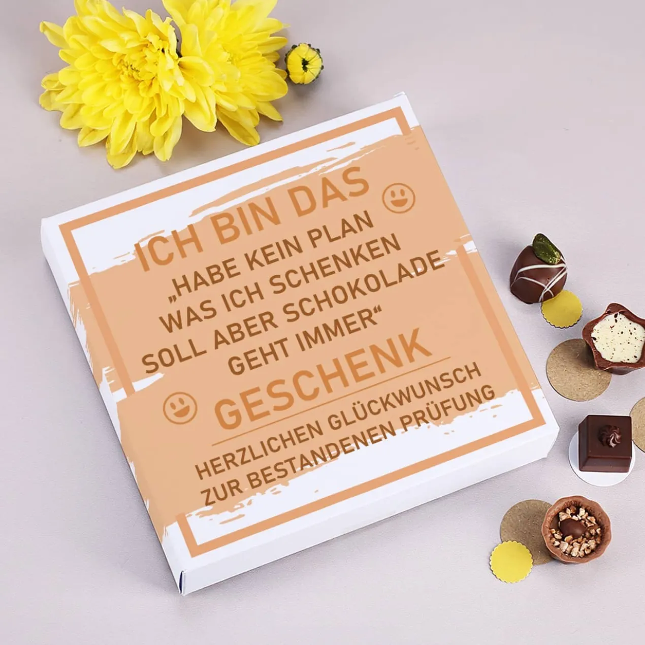 Das "Kein Plan was ich schenken soll" Geschenk - 100g Lindt Pralinen