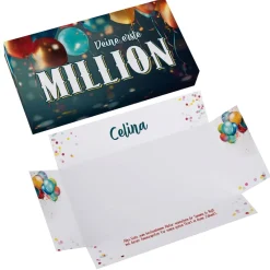 Deine erste Million - Überraschungsbox für Geldgeschenke
