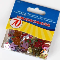 Deko für den Tisch - Zahlenkonfetti 70