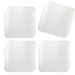 4 Dekosteine transparent