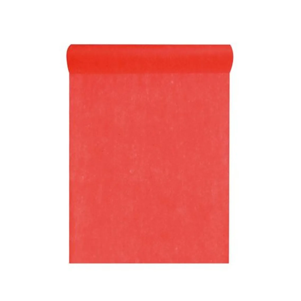 Deko Tischläufer aus Vlies in Rot - 1000 cm x 30 cm
