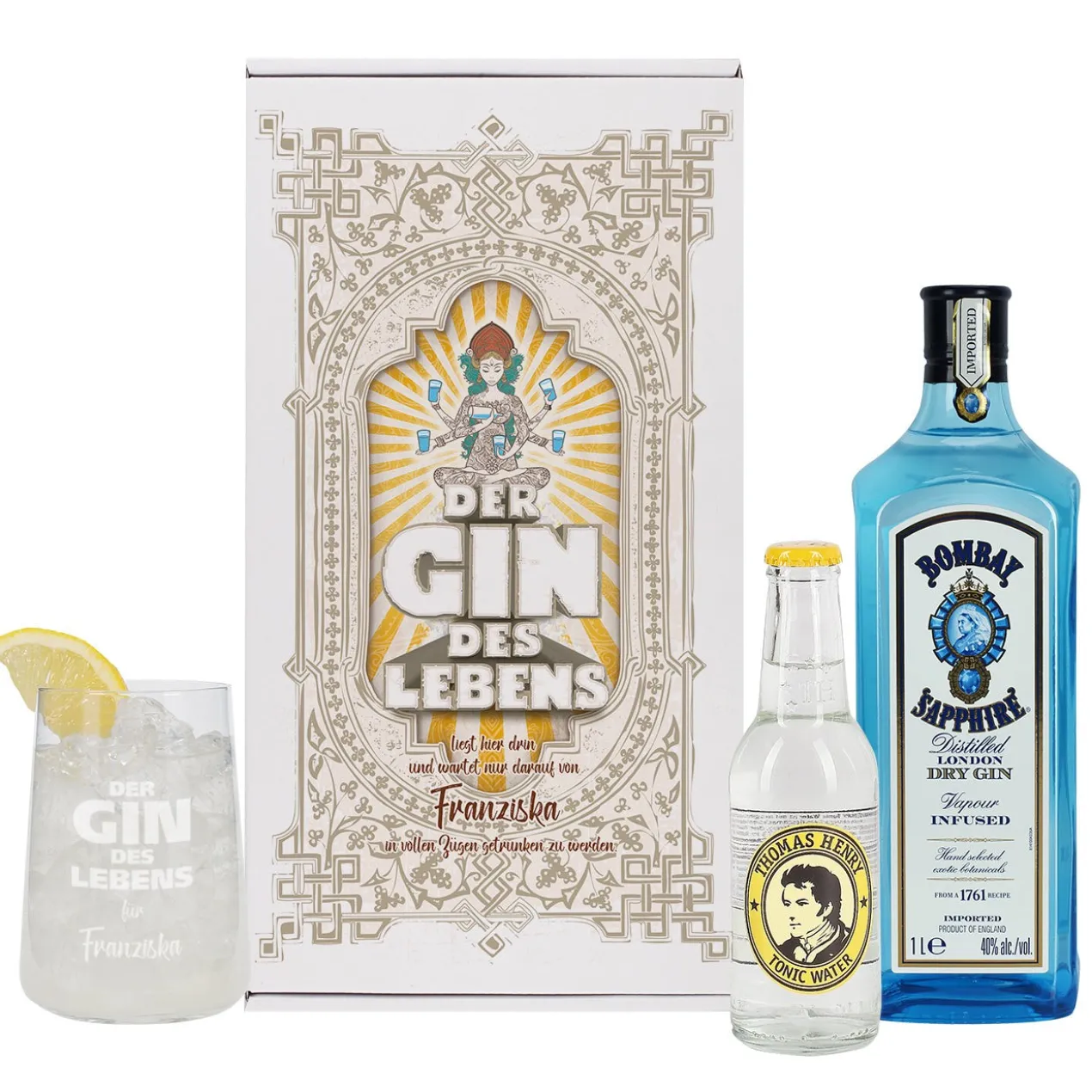 Der Gin des Lebens - Bombay Gin Geschenkset