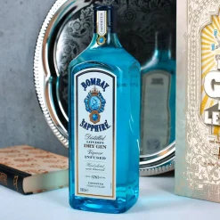 Der Gin des Lebens im Geschenk-Set mit Glas - Holzkiste - Bombay Gin