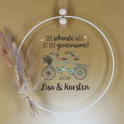 Der schönste Weg ist der gemeinsame! - Acrylschild als Hochzeitsgeschenk