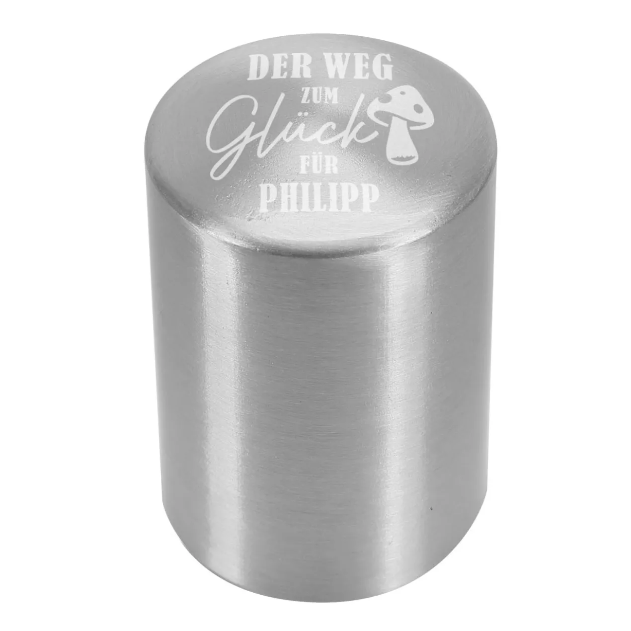 Der Weg zum Glück - Personalisierter Flaschenöffner