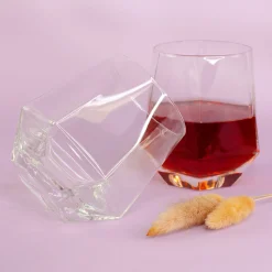 Diamant-Gläser im 2er Set | 330 ml