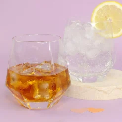 Diamant-Gläser im 2er Set | 330 ml