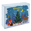 DIY Adventskalender mit Tieren des Waldes und Ihrem Wunschtext
