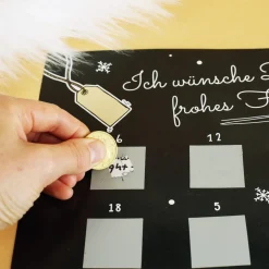 DIY Adventskalender - zum Freirubbeln