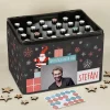 DIY Bierkasten-Adventskalender Set mit Ihrem Foto und Name personalisiert