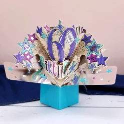 3D Karte zum 60. Geburtstag