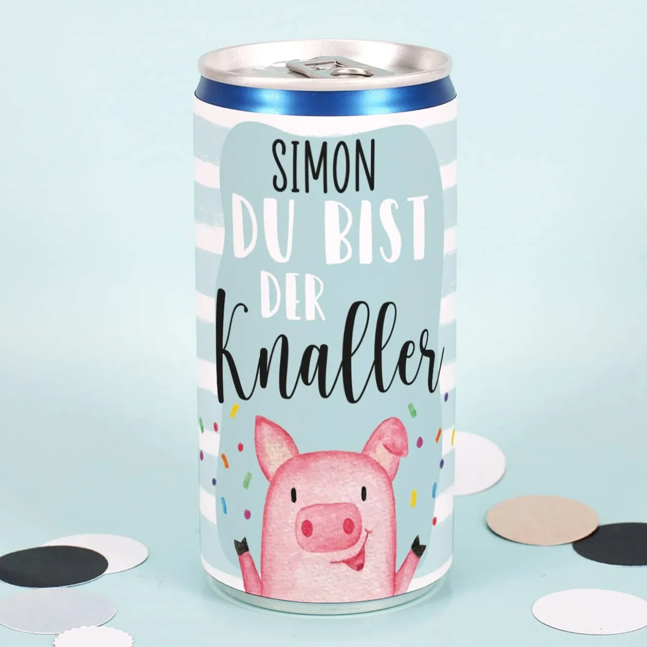 Du bist der Knaller - Seccodose zum Geburtstag oder Silvester