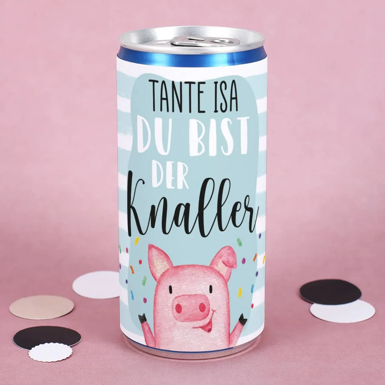 Du bist der Knaller - Seccodose zum Geburtstag oder Silvester