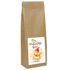 Du bist mein Weihnachtsstern - Süßer Tee mit Name