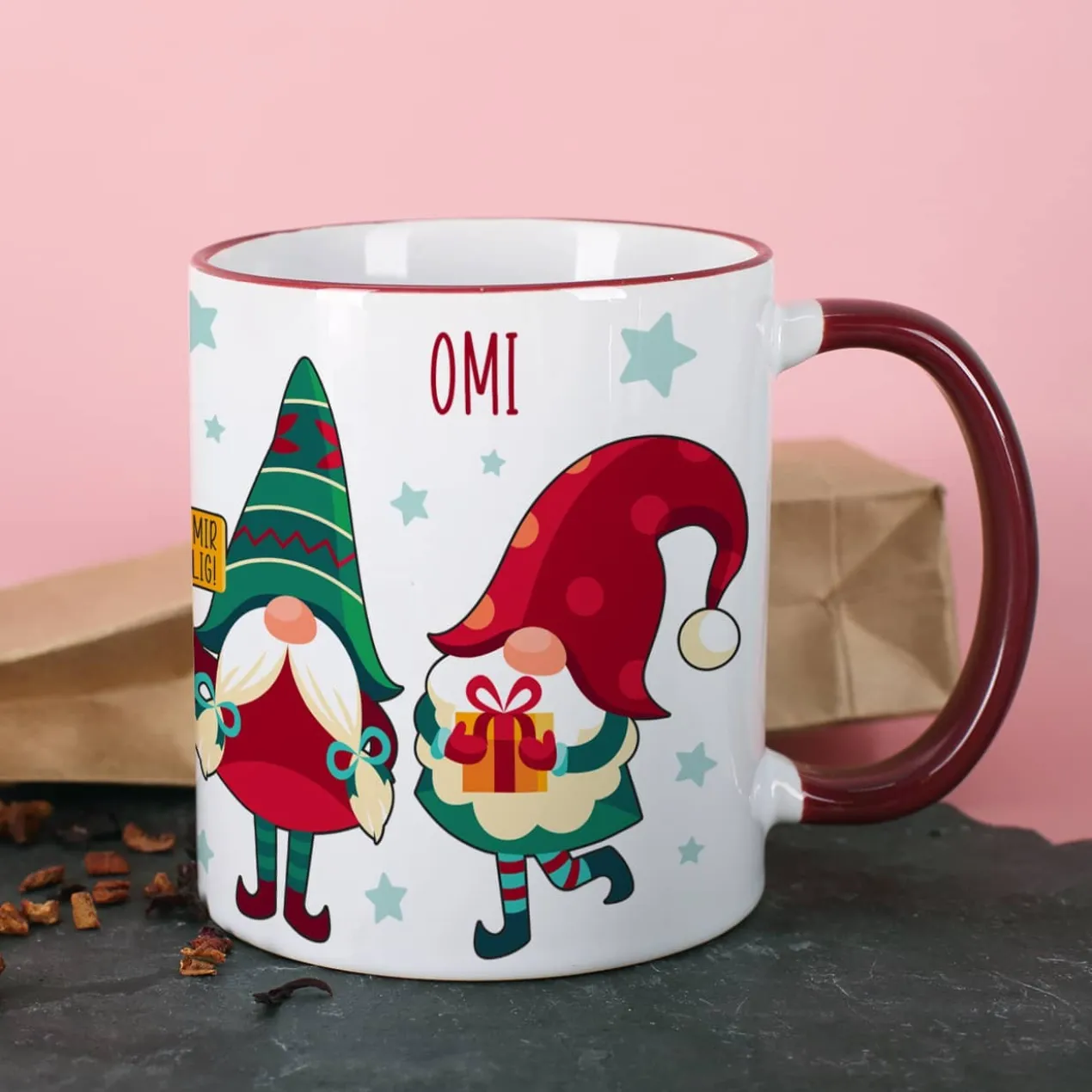 Du bist mir Wichtelig! - Tasse zu Weihnachten